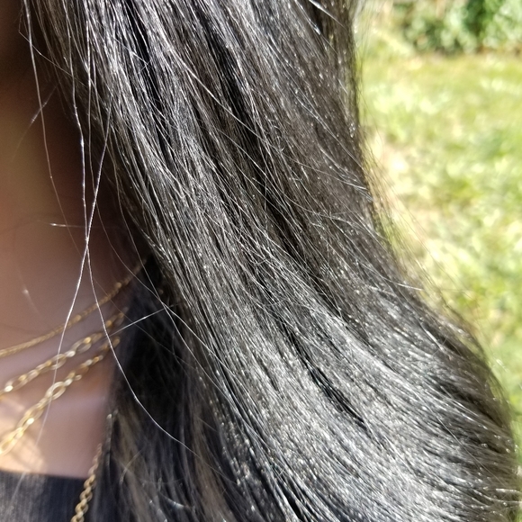 🌻Full Lace Wig 100% HUMAN HAIR BLEND - Picture 9 of 11